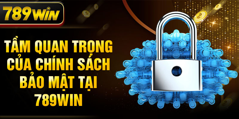 Tầm quan trọng của chính sách bảo mật tại 789WIN